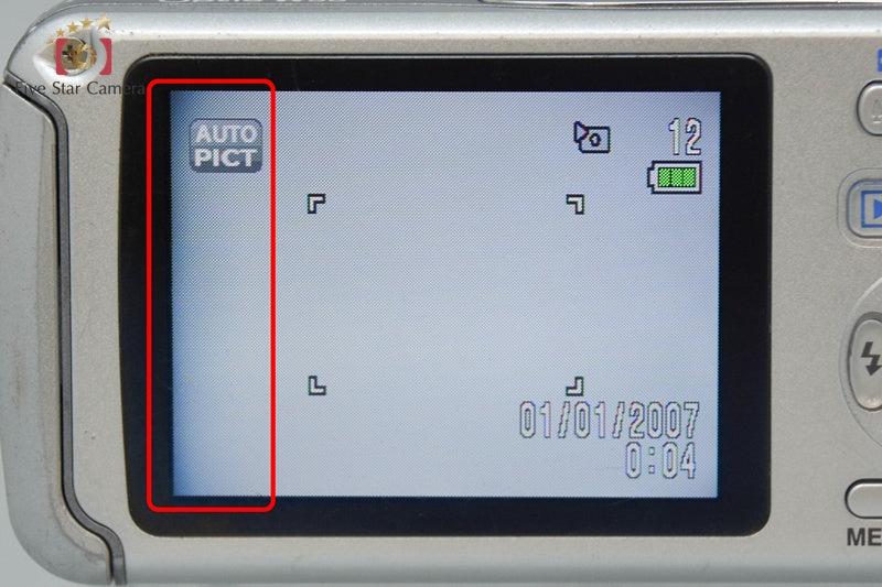 Pentax Optio W30 Silver 7.1 MP Waterproof Digital Camera