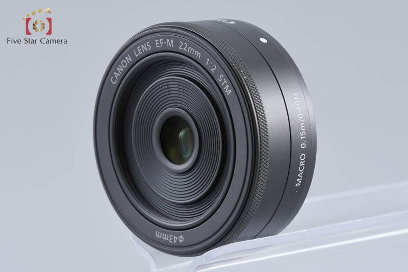 Canon EF-M 22mm f/2 STM Black