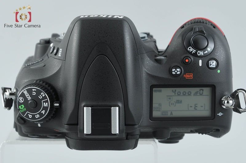 "Count 2,876" Nikon D600 24.3 MP Full Frame Digital SLR Camera Body