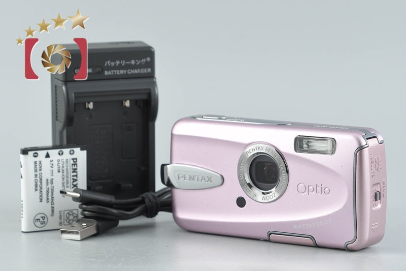 Pentax Optio W30 Pink 7.1 MP Waterproof Digital Camera