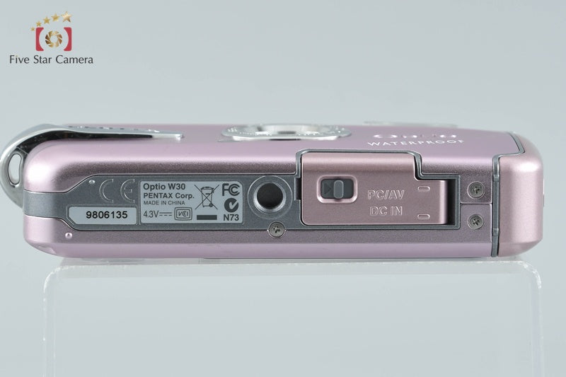 Pentax Optio W30 Pink 7.1 MP Waterproof Digital Camera