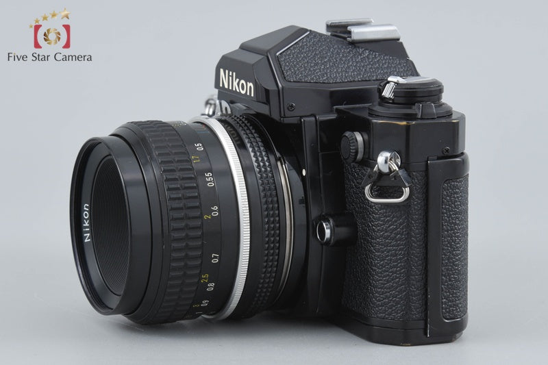 Nikon New FM2 FM2N Black Later Model + Ai NIKKOR 50mm f/2 w/ MF-16 Data Back