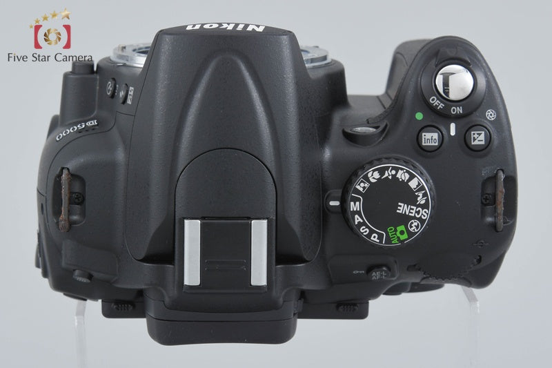 "Shutter count 55" Nikon D5000 12.3 MP DSLR Camera Body