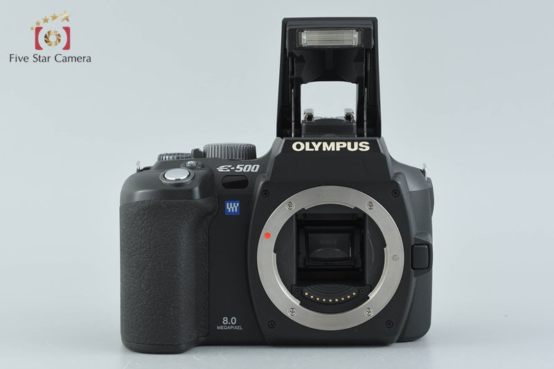 "Shutter count 4,744" Olympus E-500 Black 8.0 MP Digital SLR Camera Body