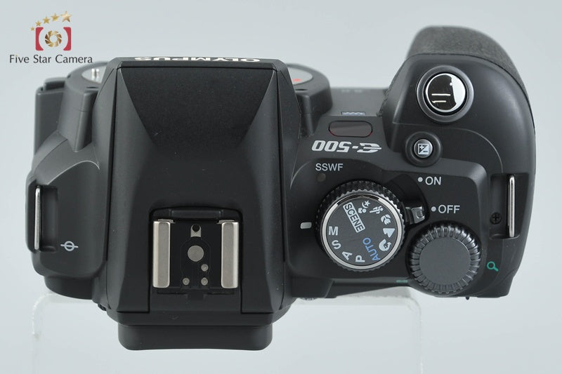 "Shutter count 4,744" Olympus E-500 Black 8.0 MP Digital SLR Camera Body