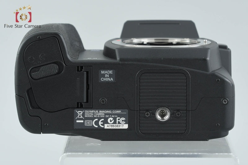 "Shutter count 4,744" Olympus E-500 Black 8.0 MP Digital SLR Camera Body