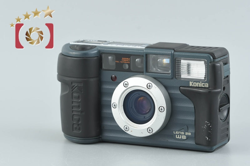 Konica Genbakantoku 28WB Blue 35mm Point & Shoot Film Camera