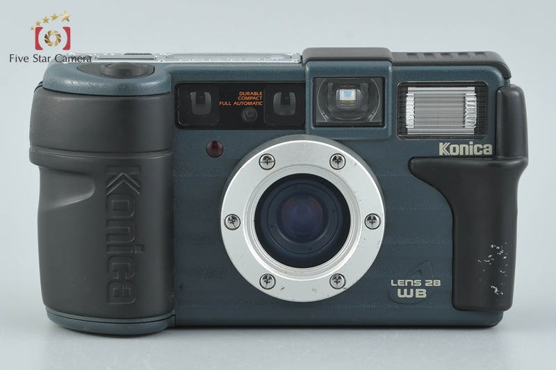 Konica Genbakantoku 28WB Blue 35mm Point & Shoot Film Camera