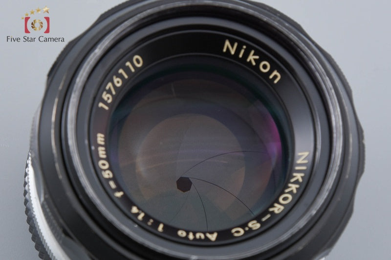 Nikon NIKKOR-S.C Auto 50mm f/1.4 Ai Converted