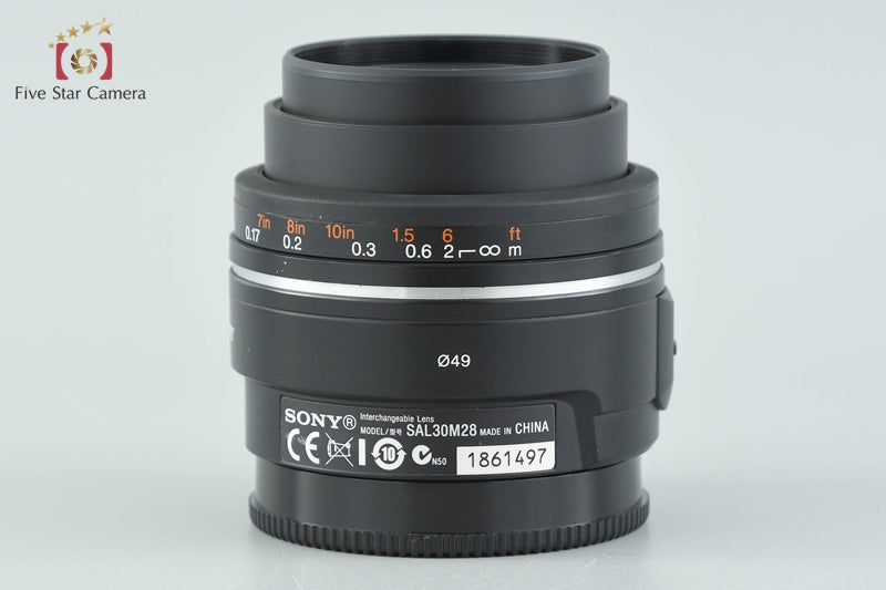 Sony DT 30mm f/2.8 MACRO SAM SAL30M28
