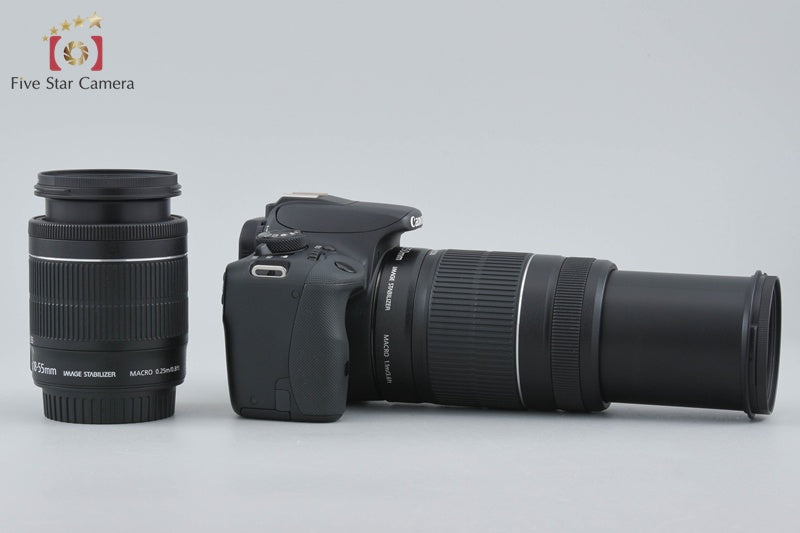 "Count 4,780" Canon EOS Kiss X7 / Rebel SL1 / 100D 18.0 MP 18-55 55-250 Lenses