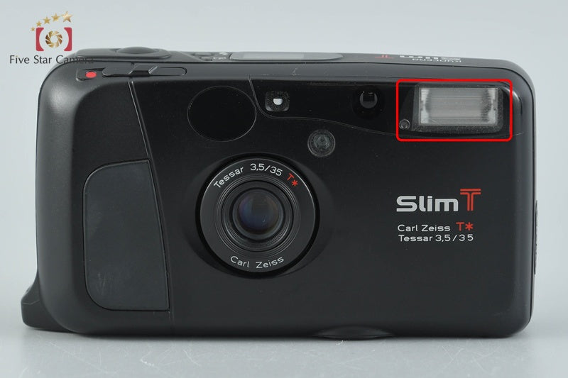 Kyocera Slim T Black 35mm Point & Shoot Film Camera