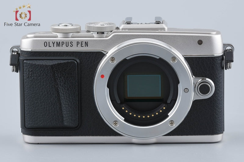 "Count 1,726" Olympus PEN Lite E-PL7 Silver 16.1 MP Digital Mirrorless Camera