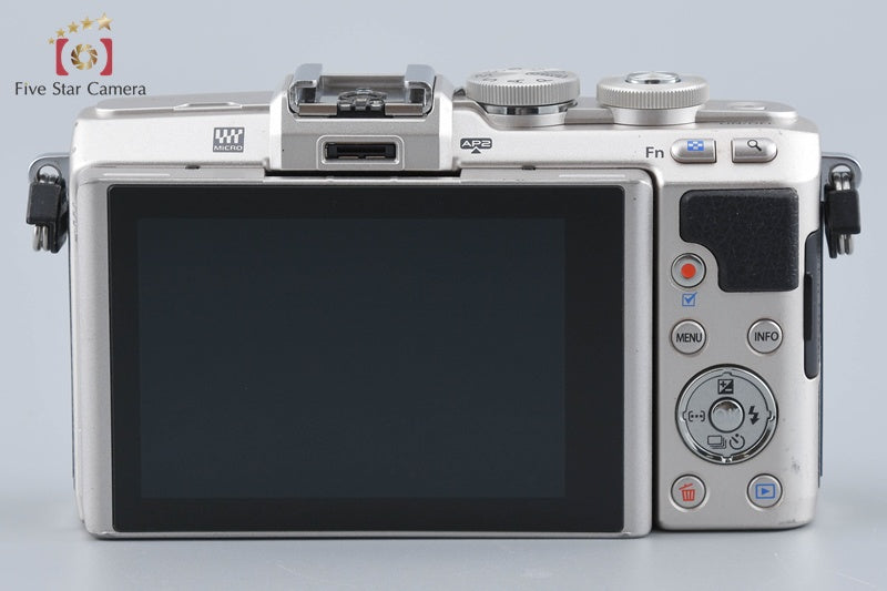 "Count 1,726" Olympus PEN Lite E-PL7 Silver 16.1 MP Digital Mirrorless Camera