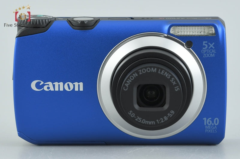 Canon PowerShot A3300 IS Blue 16.0 MP Digital Camera w/ Box