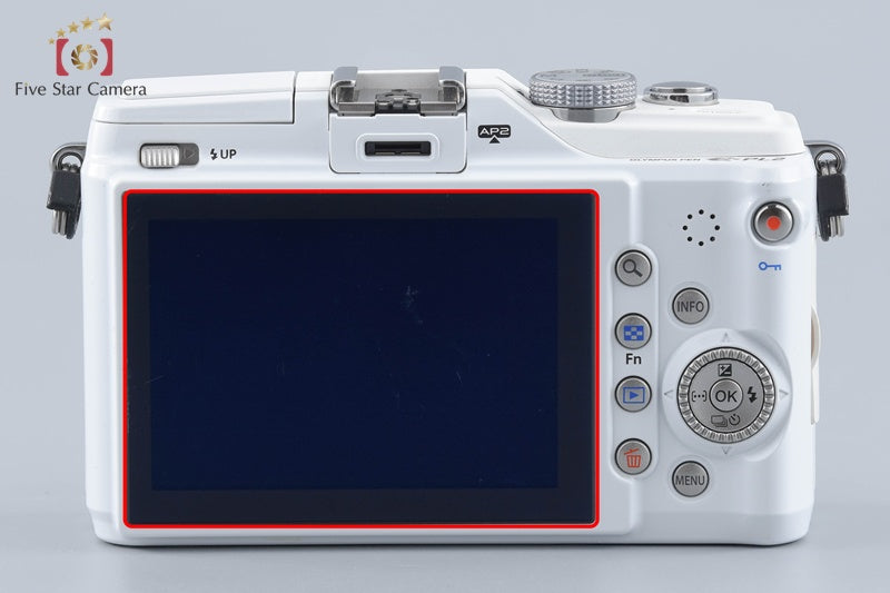 "Count 2,173" Olympus PEN Lite E-PL2 White 12.3 MP 14-42 40-150 Lenses