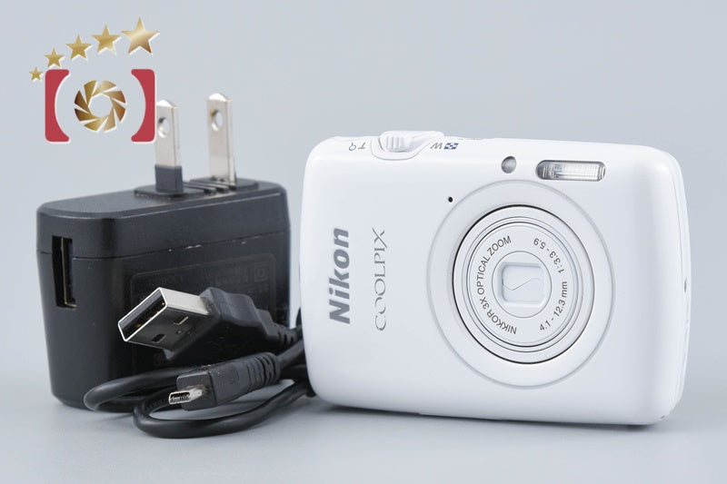 Nikon COOLPIX S01 White 10.1 MP Digital Camera
