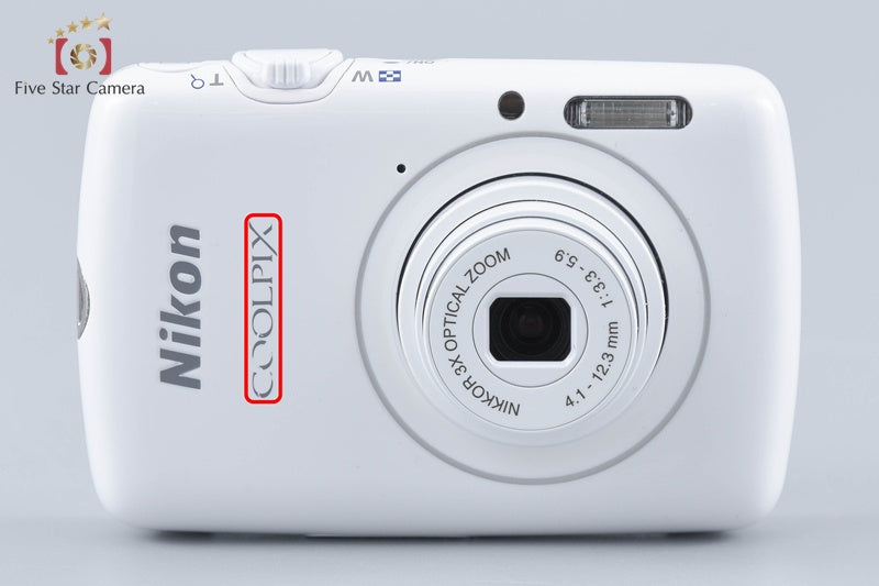 Nikon COOLPIX S01 White 10.1 MP Digital Camera