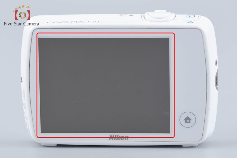 Nikon COOLPIX S01 White 10.1 MP Digital Camera
