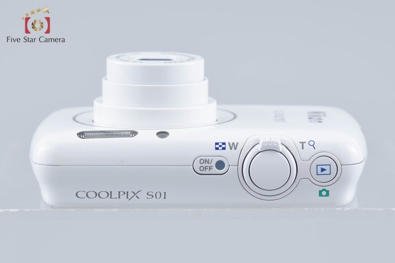 Nikon COOLPIX S01 White 10.1 MP Digital Camera