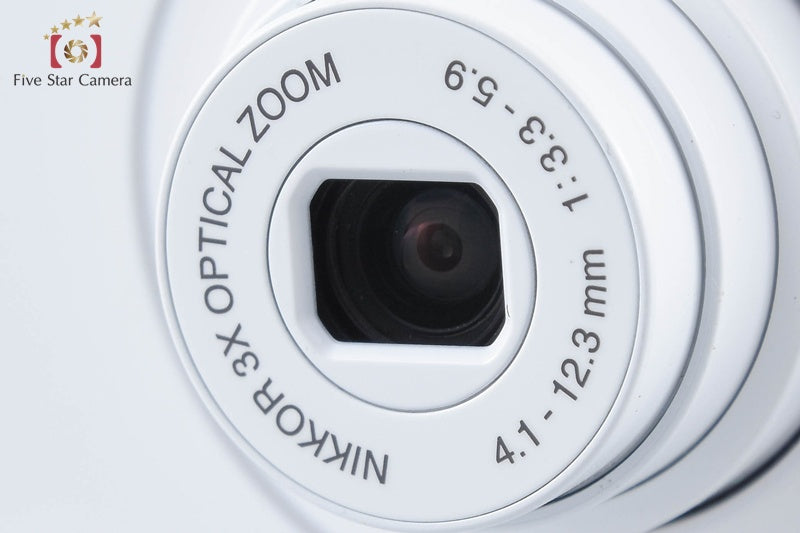 Nikon COOLPIX S01 White 10.1 MP Digital Camera