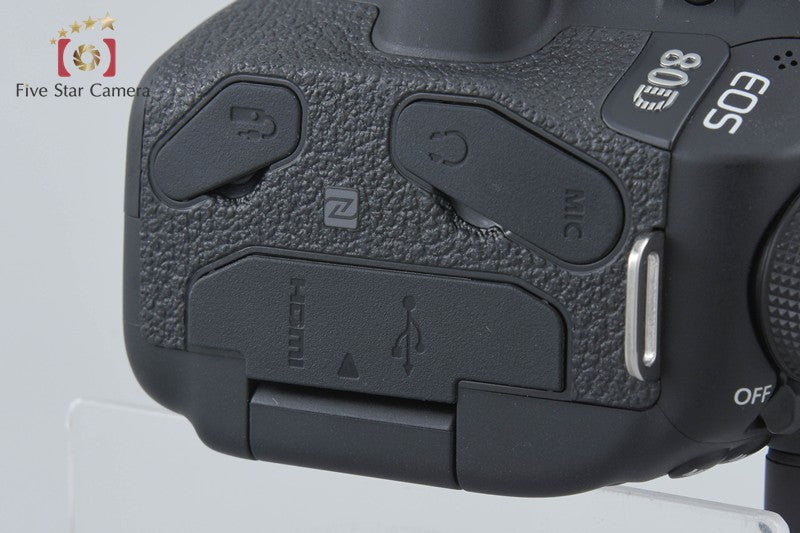 "Shutter count 455" Canon EOS 80D 24.2 MP Digital SLR Camera Body
