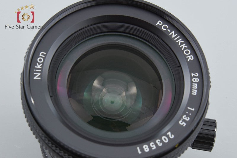 Nikon PC-NIKKOR 28mm f/3.5