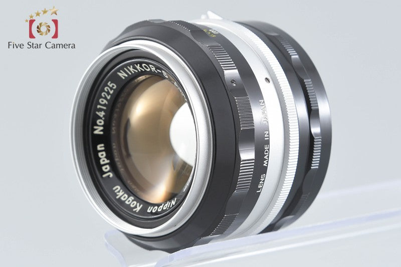 Nikon NIKKOR-S Auto 50mm f/1.4 Non Ai Lens