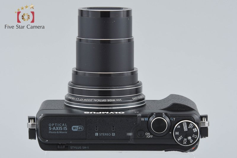Olympus Stylus SH-1 Black 16.0 MP Digital Camera