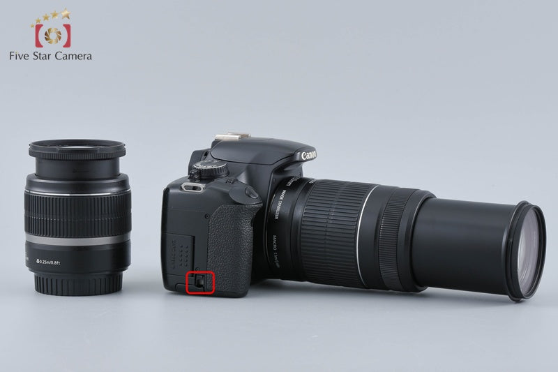 Canon EOS Kiss X2 / Rebel XSi / 450D 12.2 MP 18-55 55-250 Lenses