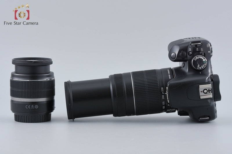 Canon EOS Kiss X2 / Rebel XSi / 450D 12.2 MP 18-55 55-250 Lenses