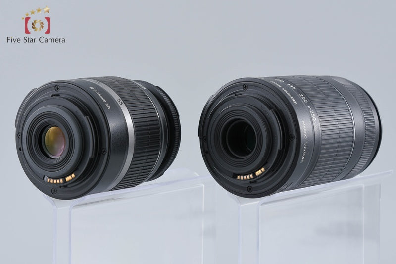 Canon EOS Kiss X2 / Rebel XSi / 450D 12.2 MP 18-55 55-250 Lenses