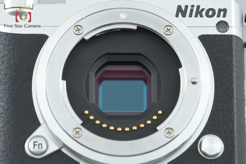"Shutter count 408" Nikon 1 J5 Silver 20.8 MP Digital Camera Body