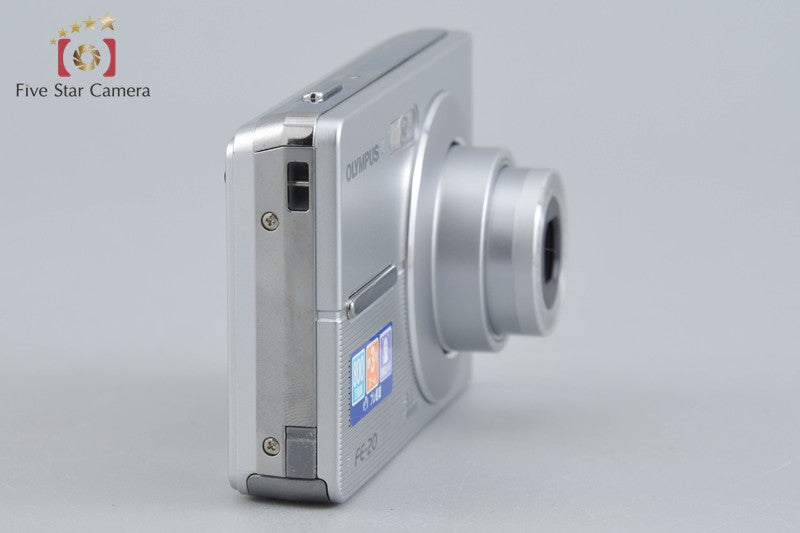 Olympus Camedia FE-20 Silver 8.0 MP Digital Camera w/ Box
