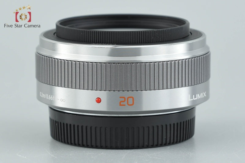 Panasonic LUMIX G 20mm f/1.7 II ASPH. H-H020A Silver