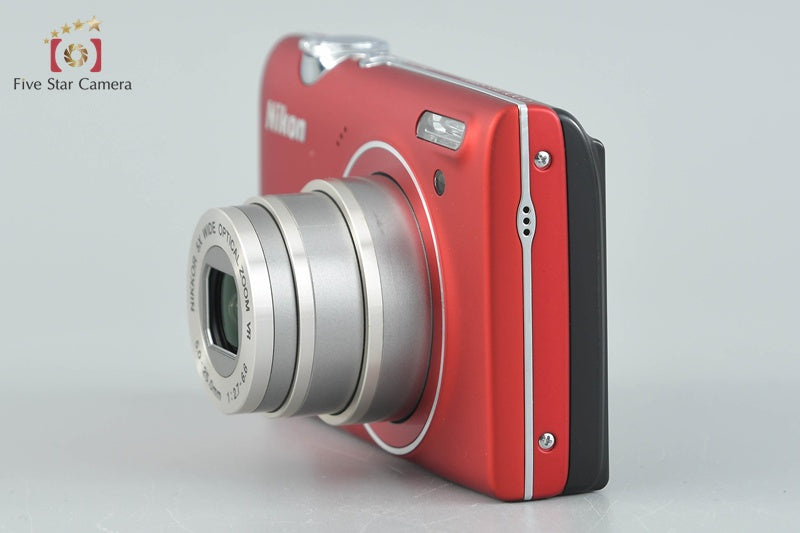 Nikon COOLPIX S5100 Clear Red 12.2 MP Digital Camera