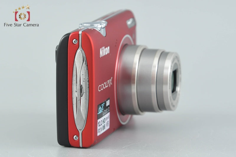 Nikon COOLPIX S5100 Clear Red 12.2 MP Digital Camera