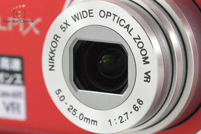 Nikon COOLPIX S5100 Clear Red 12.2 MP Digital Camera