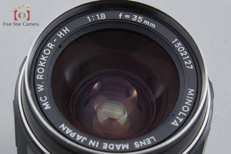 MINOLTA MC W.ROKKOR-HH 35mm f/1.8