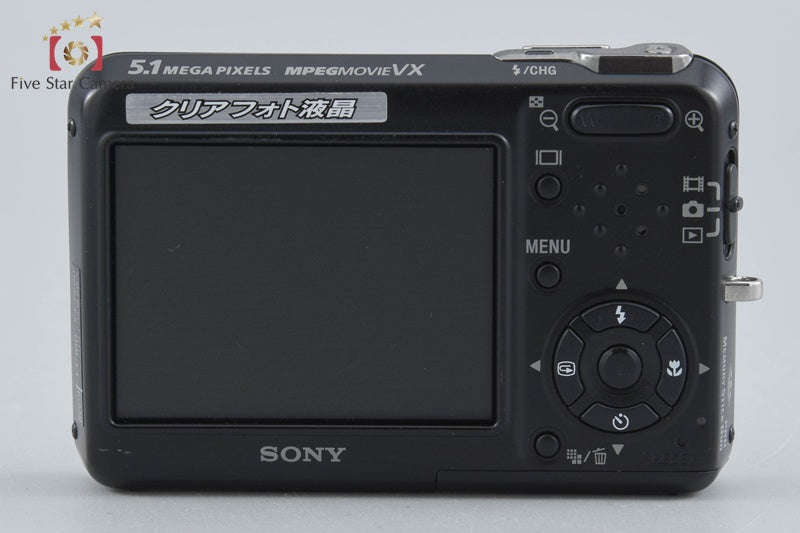 Sony Cyber-Shot DSC-T3 Black 5.1 MP Digital Camera
