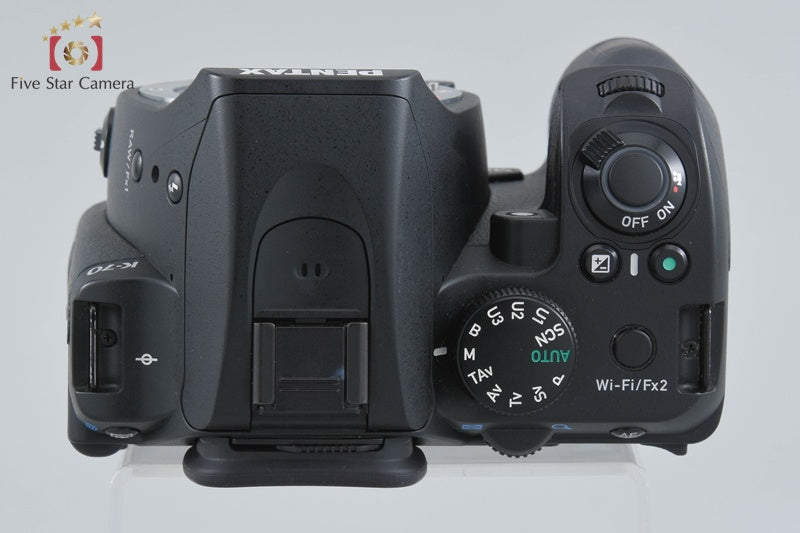 "Shutter count 2,711" PENTAX K-70 Black 24.0 MP DSLR Camera Body
