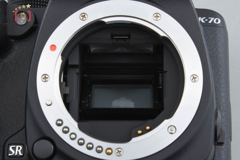 "Shutter count 2,711" PENTAX K-70 Black 24.0 MP DSLR Camera Body