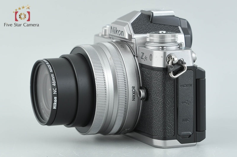 "Shutter count 1,792" Nikon Z fc Silver 20.9 MP 16-50 VR Lens
