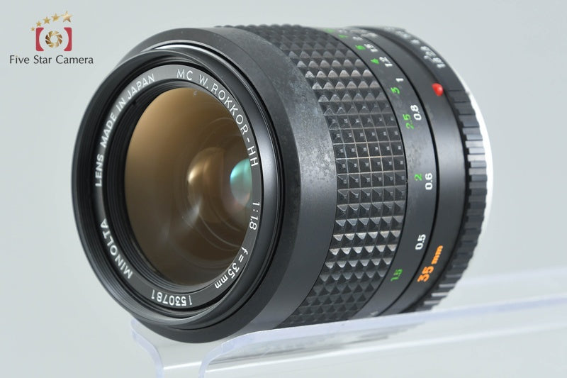 MINOLTA MC W.ROKKOR-HH 35mm f/1.8