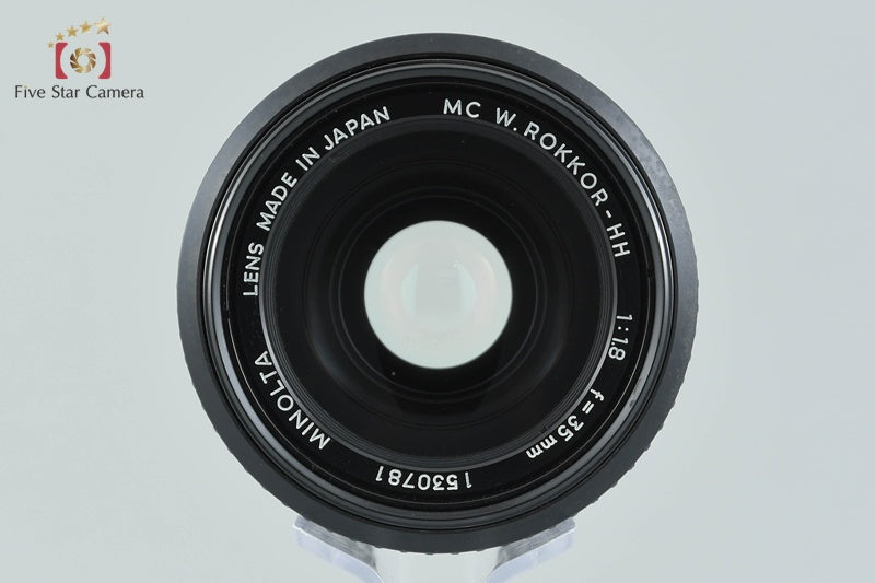 MINOLTA MC W.ROKKOR-HH 35mm f/1.8