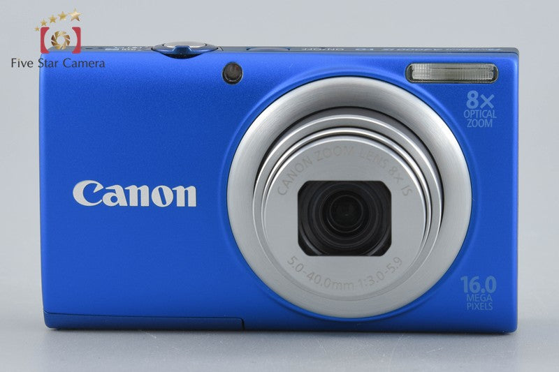 Canon PowerShot A4000 IS Blue 16.0 MP Digital Camera w/ Box