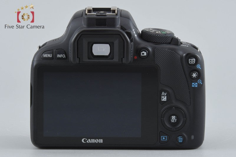 Canon EOS Kiss X7 / Rebel SL1 / 100D Black 18.0 MP EF-S 18-55 55-250 Lenses
