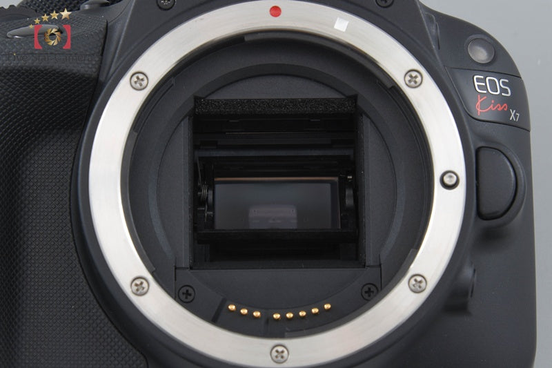 Canon EOS Kiss X7 / Rebel SL1 / 100D Black 18.0 MP EF-S 18-55 55-250 Lenses