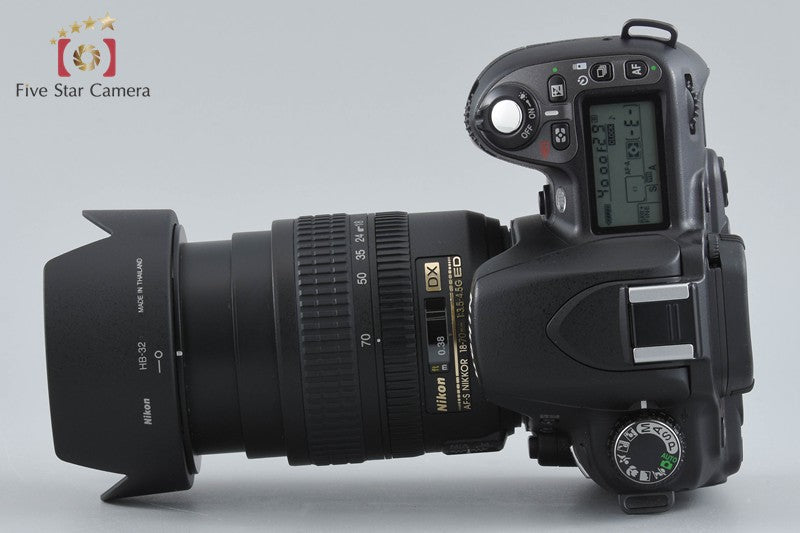 "Shutter count 1,535" Nikon D80 10.2 MP Digital SLR Camera AF-S DX 18-70 G Lens