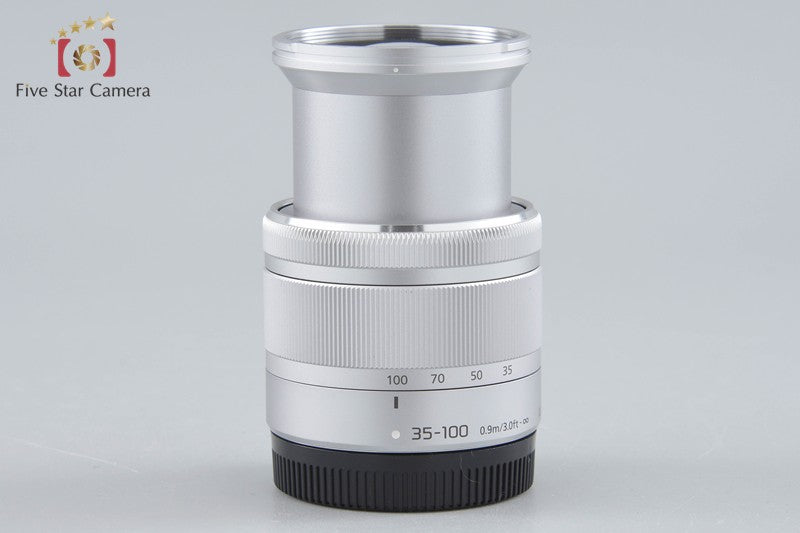 Panasonic LUMIX G VARIO 35-100mm f/4-5.6 ASPH. MEGA O.I.S. H-FS35100 Silver